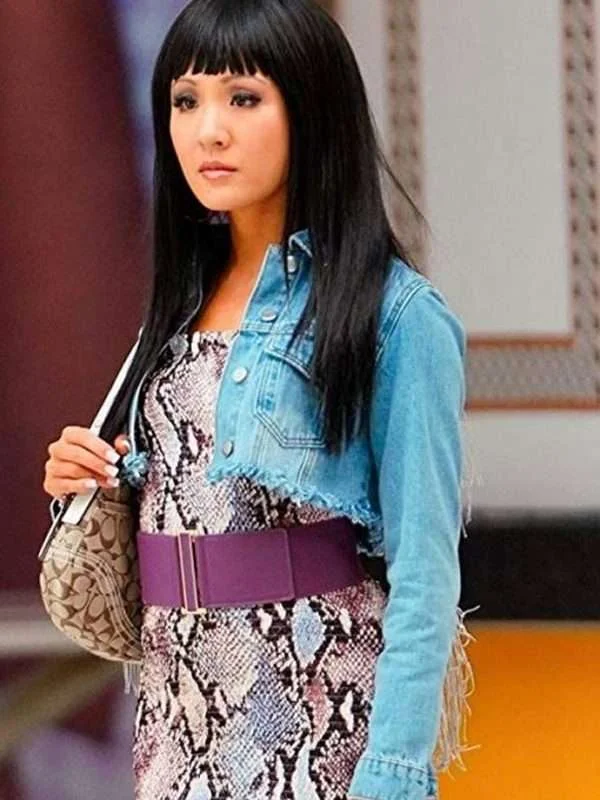 Hustlers Constance Wu Cropped Jacket - Image 3