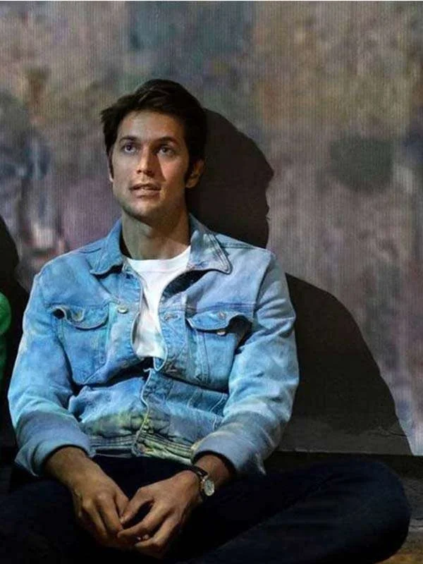 Emily In Paris Gabriel Blue Denim Jacket