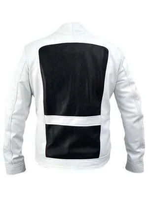 Alternative view of Deadpool 2 Shatterstar White Leather Jacket