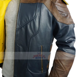 Mens Zane Borderlands Leather Green Jacket