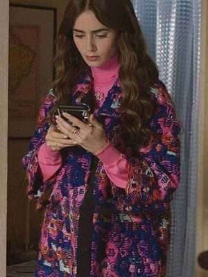 Emily In Paris Emily Cooper Floral Coat