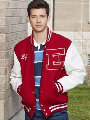 High School Musical - EJ Red Letterman Bomber Jacket