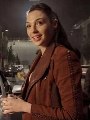 Alternative view of Wonder Woman JL Brown Jacket
