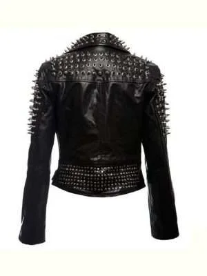 Alternative view of Black Spikes Studded Punk Jacket