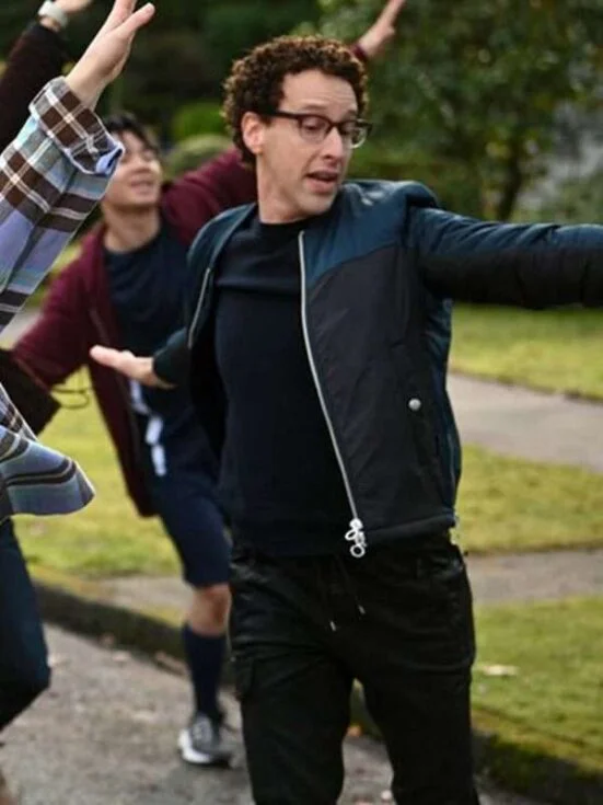 Alternative view of Noah Weisberg Black Bomber Jacket