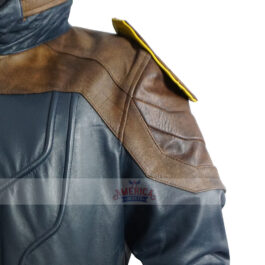 Mens Zane Borderlands Leather Green Jacket