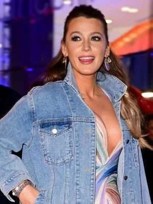 Alternative view of The Adam Project Blake Lively Denim Coat