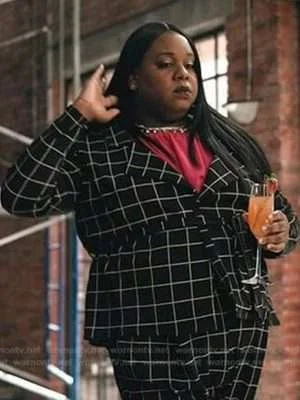 Zoey’s Extraordinary Playlist Mo Black Checked Suit