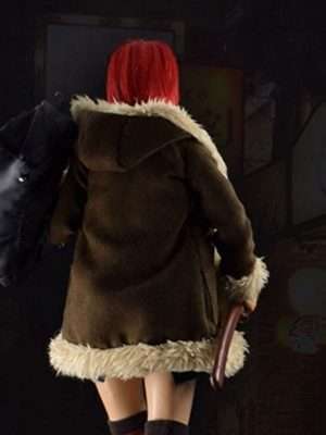 Alternative view of The Wolverine Yukio Shearling Coat