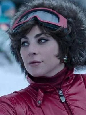 House Of Gucci Lady Gaga Maroon Jacket