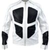 Deadpool 2 Shatterstar White Leather Jacket