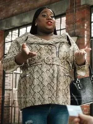 Zoey’s Extraordinary Playlist Mo Snake Skin Dress