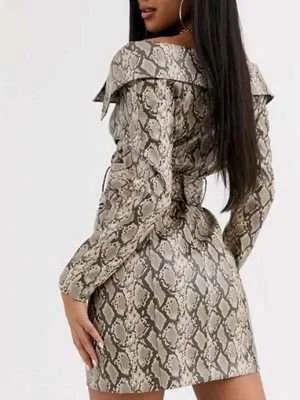 Alternative view of Zoey’s Extraordinary Playlist Mo Snake Skin Dress