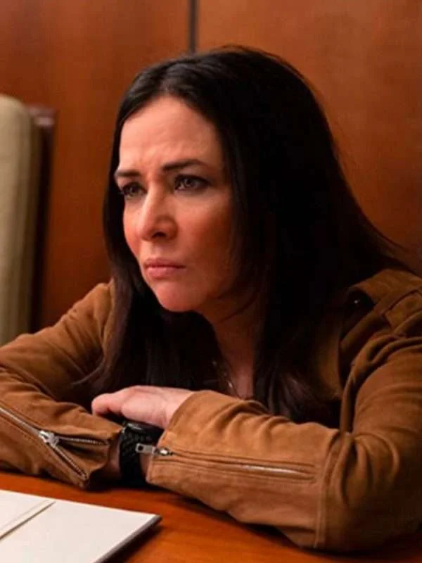 Better Things Season 05 Pamela Adlon Suede Jacket - Image 3