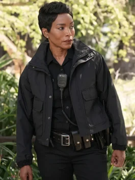 Angela Bassett TV Series 9-1-1 Athena Grant Black Cotton Jacket