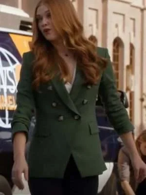 9-1-1 Taylor Kelly Green Blazer