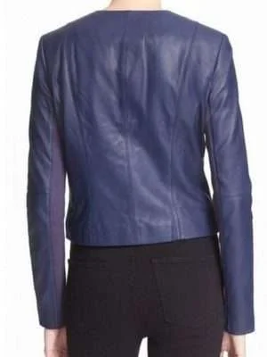 Alternative view of Emily Bett Rickards Arrow Leather Jacket