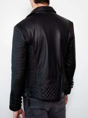 Mens Hawthorne Moto Black Jacket