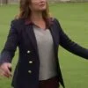 A Castle for Christmas Sophie Brown Blue Blazer
