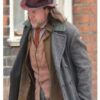 A Christmas Carol Guy Pearce Grey Trench Coat