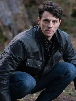 TV Series A Discovery of Witches Matthew Goode Black Leather Jacket