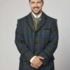 A Timeless Christmas Ryan Paevey Checked Coat