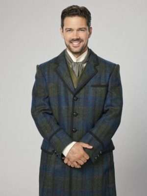 A Timeless Christmas Ryan Paevey Checked Coat