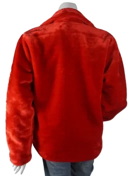 A Very Charming Christmas Town Aubrey Lang Jacket back pose