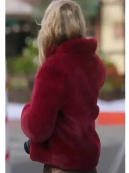 A Very Charming Christmas Town Aubrey Lang Jacket side pose