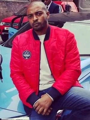 Bulletproof Aaron Bishop Red Bomber Jacket