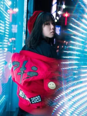 Red Akira Jacket For Women