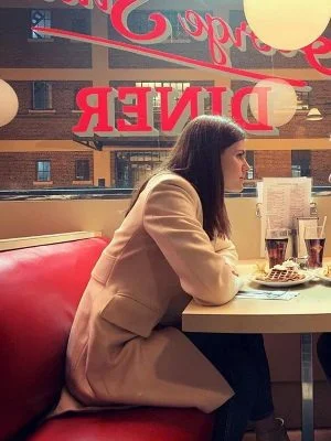Die In a Gunfight Alexandra Daddario Coat