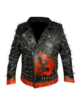 All Elite Wrestling Chris Jericho Jacket With Spikes 