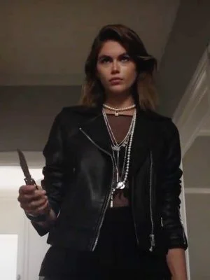 American Horror Stories Kaia Gerber Leather Jacket