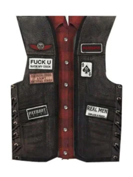 Angels Of Death Liberty Leather Vest