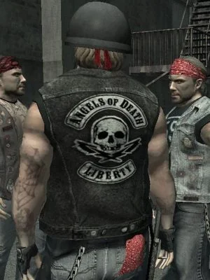 Alternative view of Angels Of Death Liberty Leather Vest