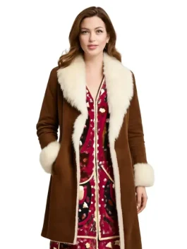 Modern Love Anne Hathaway Fur Coat