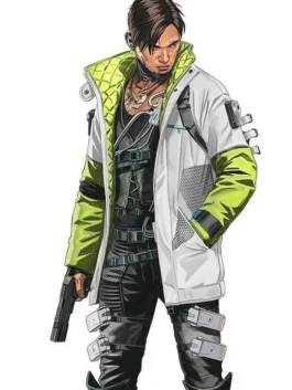 Apex Legends Crypto Leather Jacket