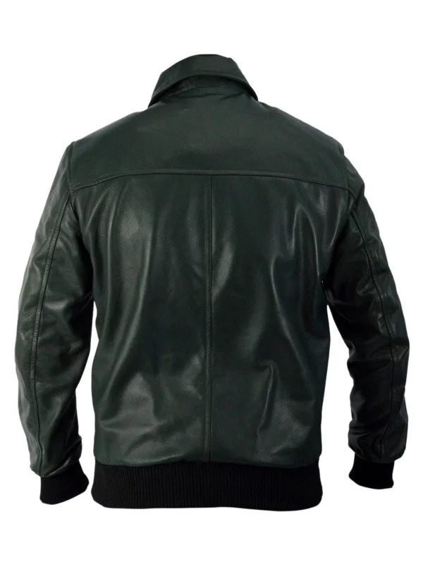 Arrow Oliver Queen Black Bomber Jacket - Image 2