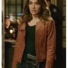 Arrow S06 Juliana Harkavy Brown Jacket (Front)