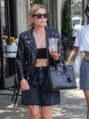 Ashley Benson Leather Jacket For Women