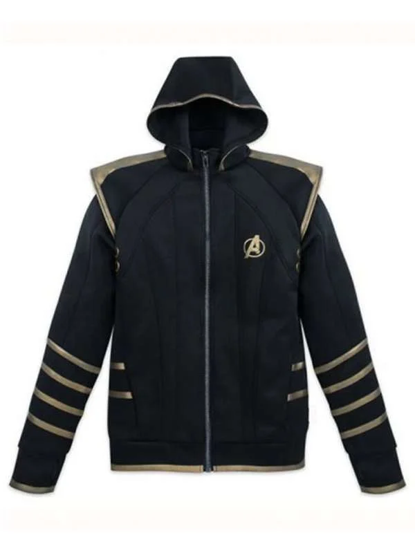 Hawkeye Avengers Endgame Black Hoodie