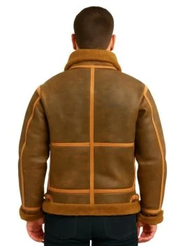 B3 Bomber Aviator Shearling Jacket