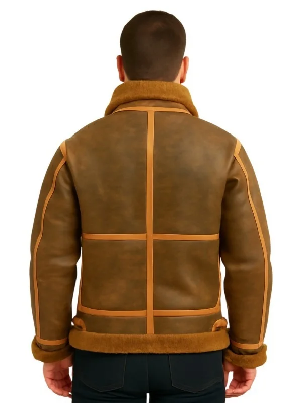 B3 Bomber Aviator Shearling Jacket