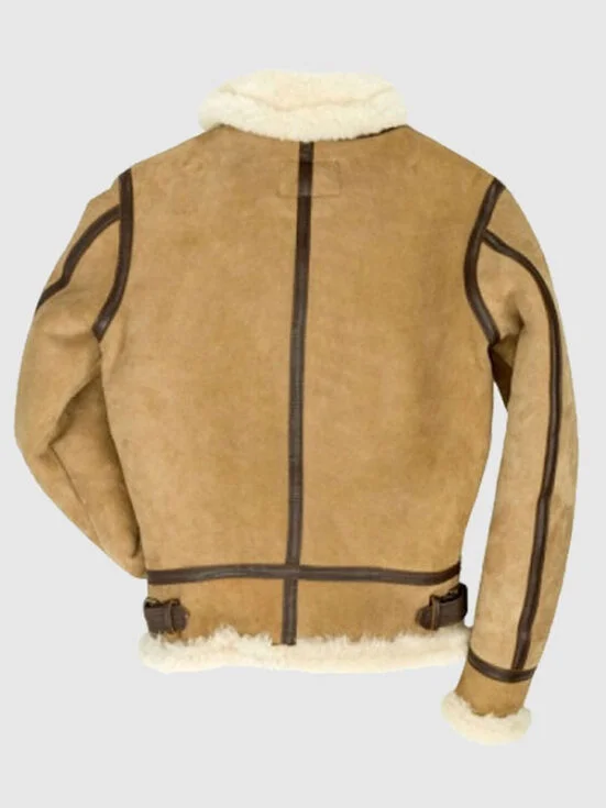 Alternative view of B3 Bomber Suede Leather Jacket