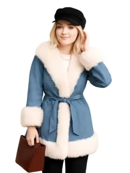 BBC Studios Laura Whitmore Shealing Coat