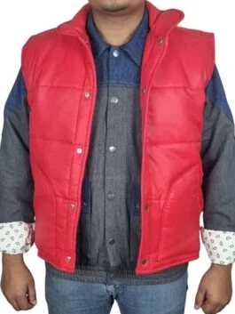 Back To The Future Michael J Fox Puffer Vest