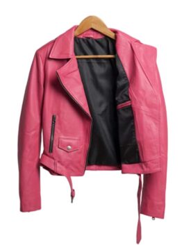 Barbie Doll Pink Leather Jacket