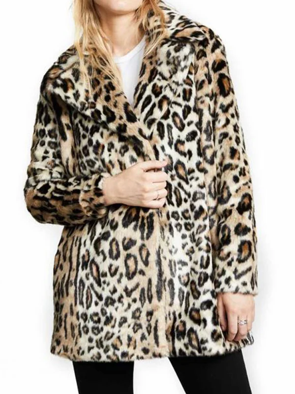 Beth Dutton Yellowstone S02 Cheetah Print Fur Coat - Image 5