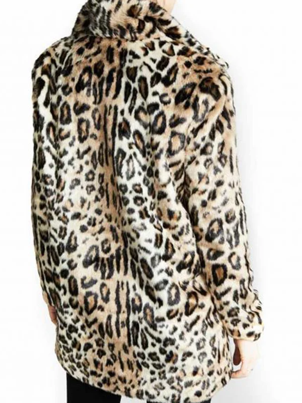 Beth Dutton Yellowstone S02 Cheetah Print Fur Coat - Image 4